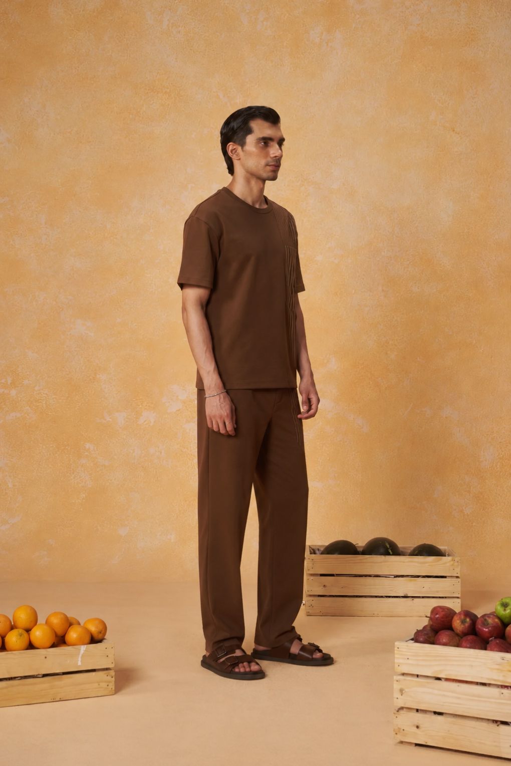 Linear Detail Pants Co-ord Set