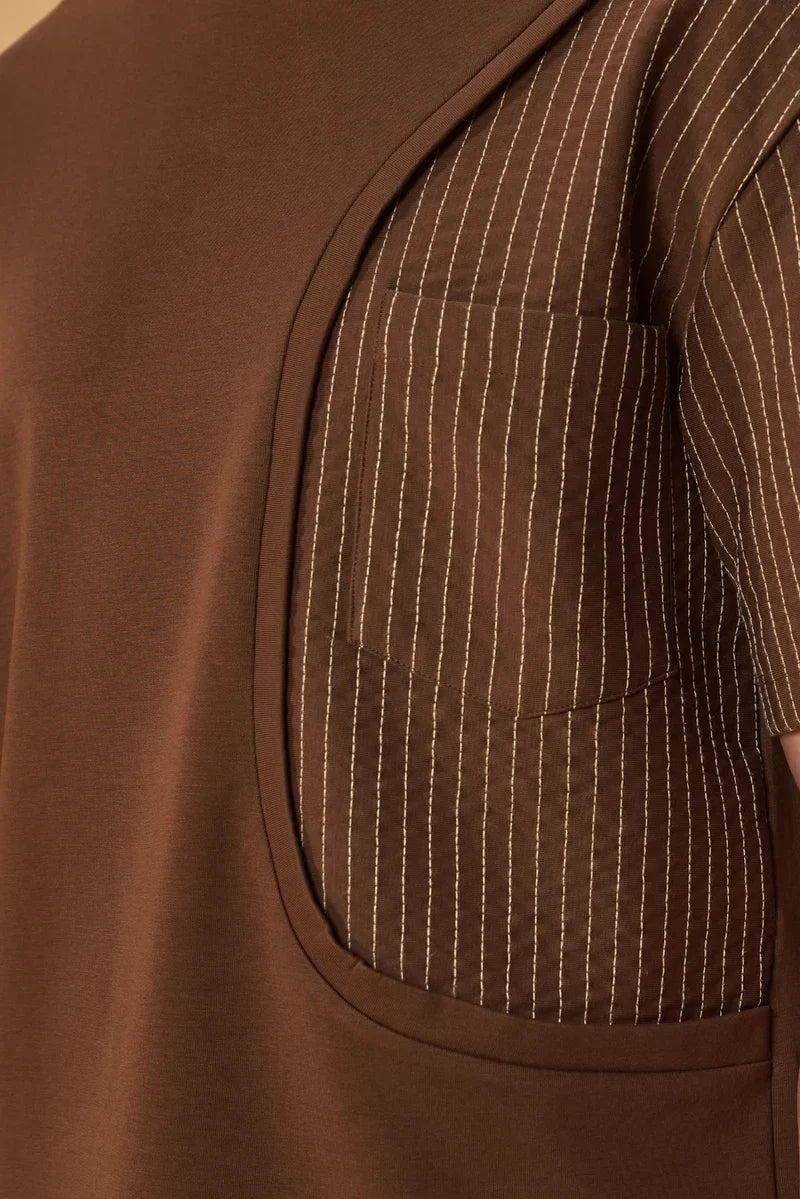 Linear Detail Pants Co-ord Set